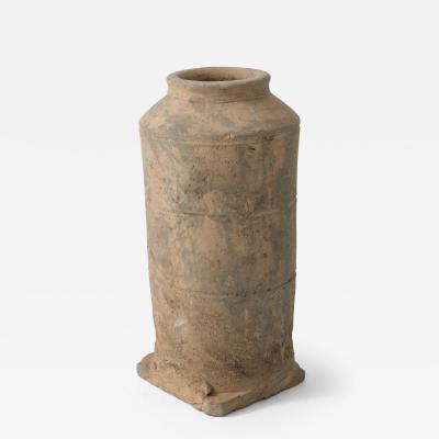 Han Dynasty Earthenware Vase stamped export label