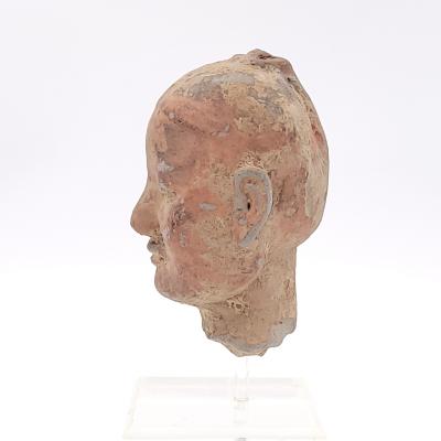 Han Dynasty Head from a Soldiers Figure from the Tomb of the First Emperor