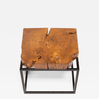 Hana Raw Timber Side Table