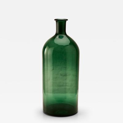 Hand Blown Antique Glass Vase Denmark 19th Century