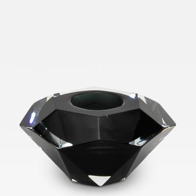 Hand Blown Murano Ashtray in Grey