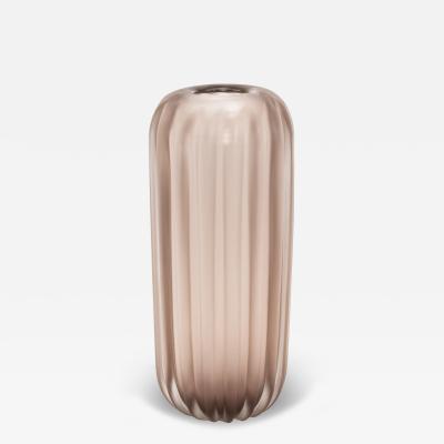 Hand Blown Murano Cactus Vase in Amethyst Large