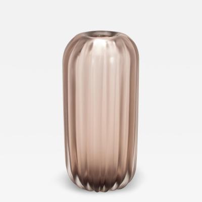 Hand Blown Murano Cactus Vase in Amethyst Medium