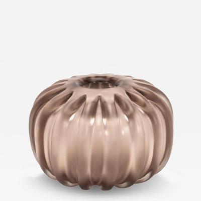 Hand Blown Murano Cactus Vase in Amethyst Small