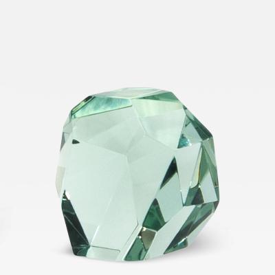 Hand Blown Murano Diamond Sculpture