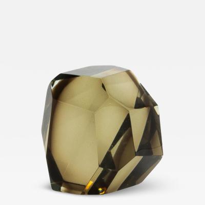 Hand Blown Murano Diamond Sculpture