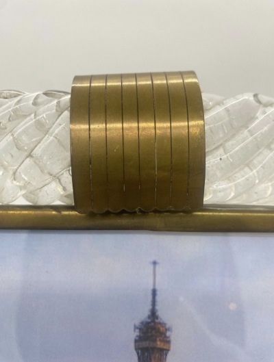 Hand Blown Murano Glass Frame by Barovier Toso