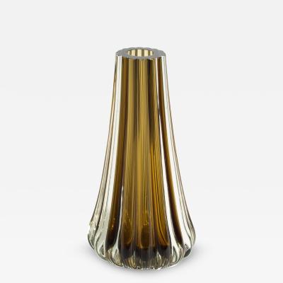 Hand Blown Murano Massiccio Vase in Copper