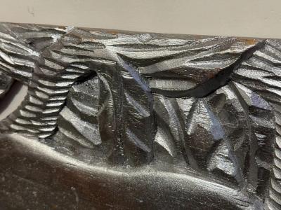 Hand Carved Antelope and Gazelle Decorative Relief Panel