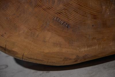 Hand Carved Brutalist Coffee Table France 2025