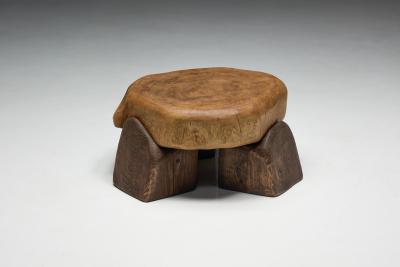 Hand Carved Brutalist Coffee Table France 2025