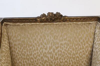 Hand Carved Louis XVI Bergere