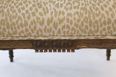 Hand Carved Louis XVI Bergere