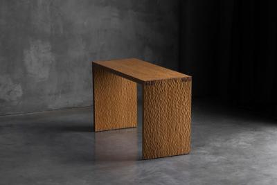 Hand Carved Oak Console Table France Early 21st Century