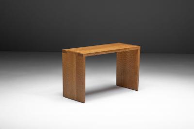 Hand Carved Oak Console Table France Early 21st Century