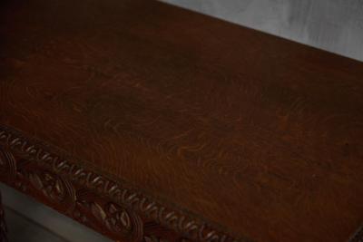 Hand Carved Ornate Wooden Console Tables France Late 19th Century