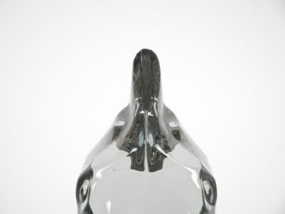 Hand Carved Rock Crystal Equo Case Horse Head Marble Base Sculpture