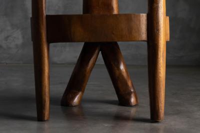 Hand Carved Rural Figure Chair France 20th Century