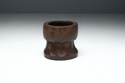 Hand Carved Sculptural Usu Mortar Japan Early 20th Century