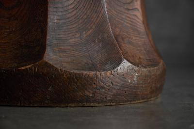 Hand Carved Sculptural Usu Mortar Japan Early 20th Century