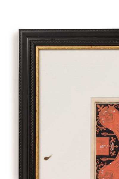 Hand Colored Print 19th