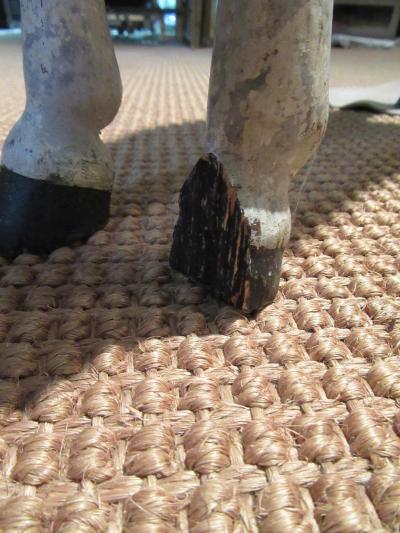 Hand Crafted Belgian Wood Child s Horse Figure