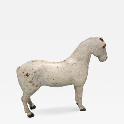 Hand Crafted Belgian Wood Child s Horse Figure