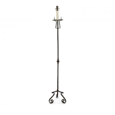 Hand Forged Iron Floor Lamp