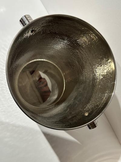 Hand Hammered Art Deco Silver Champagne Cooler