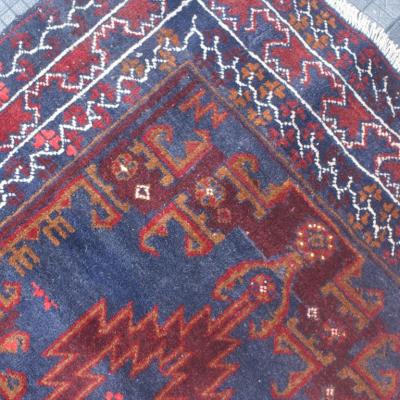 Hand Knotted Afghan Baluchi Rug