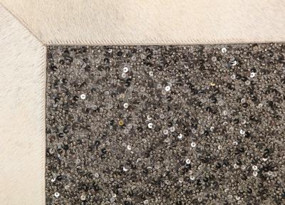 Hand Made Pair Beige Hide Pillows