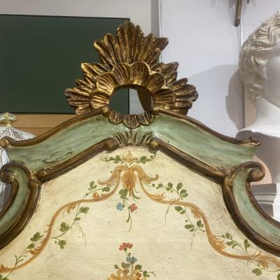 Hand Painted Italian Bureau Bookcase 19th century