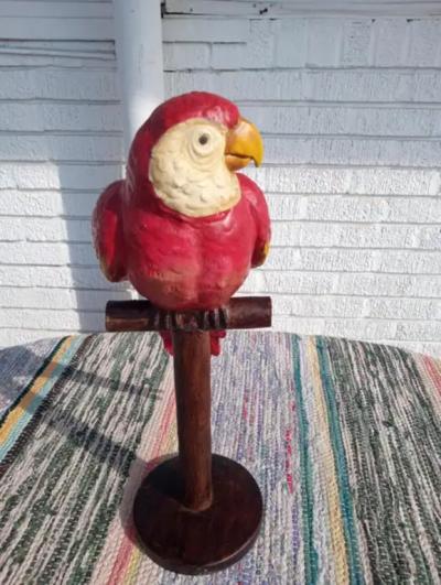 Hand Painted Parrot