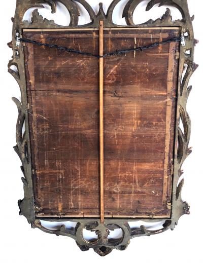Hand carved Continental Rococo Revival Foliate Giltwood Mirror
