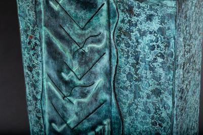 Hand formed Copper Sculpture