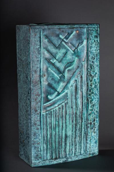 Hand formed Copper Sculpture