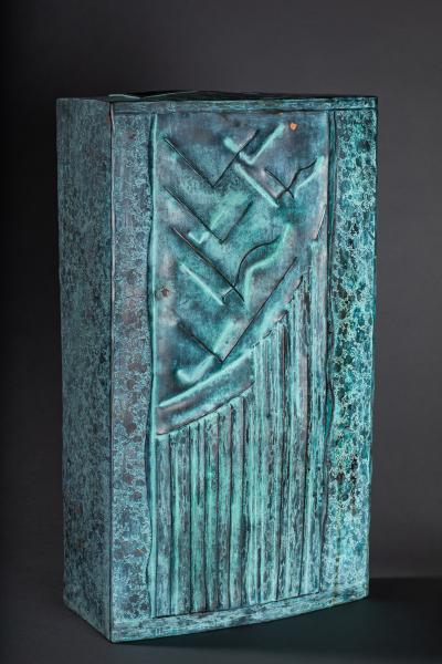 Hand formed Copper Sculpture