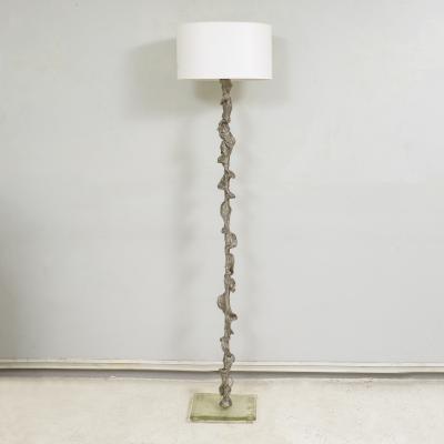 Hand woven Metal Astride Floor Lamp