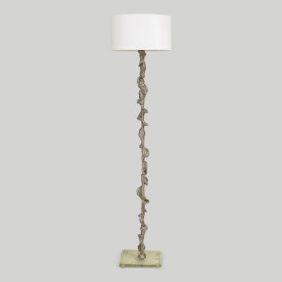 Hand woven Metal Astride Floor Lamp