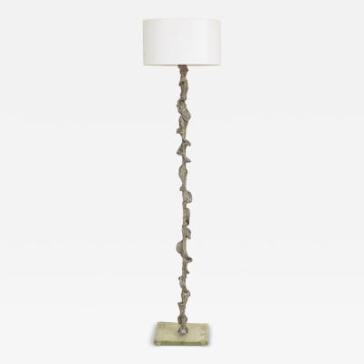 Hand woven Metal Astride Floor Lamp