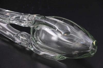 Handblown Studio Art Glass Sculpture by John Bingham Signed and Dated 1976