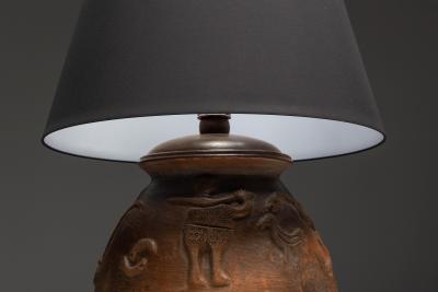 Handcrafted Ceramic Table Lamps France 20th Century