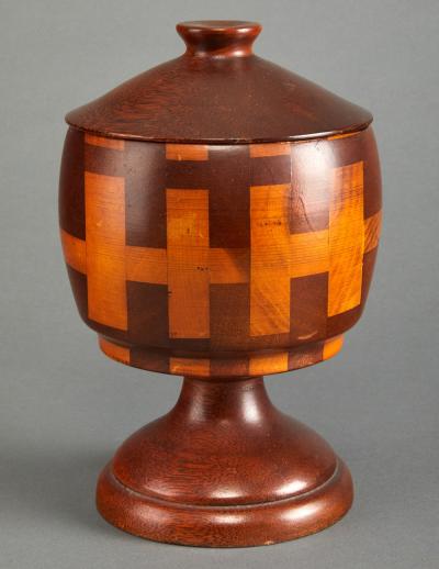 Handcrafted Marquetry Container
