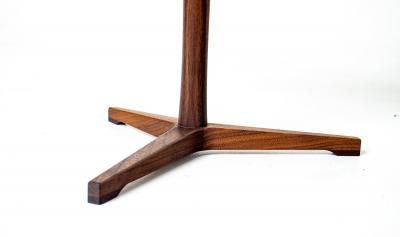 Handcrafted Mid Century Modern Walnut Lollipop Side Table Hobbs Modern Original