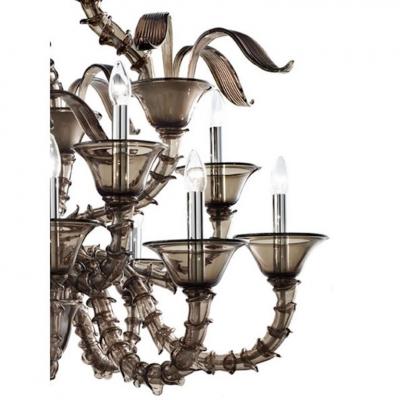 Handcrafted Modern Fum Murano Glass Chandelier Ca Rezzonico Collection