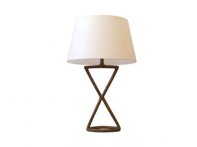 Handcrafted Plaster Infinitus Table Lamp