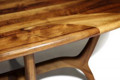 Handcrafted Solid Koa Wood Dining Table Studio Craft Design