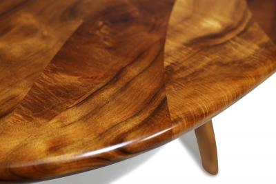 Handcrafted Solid Koa Wood Dining Table Studio Craft Design