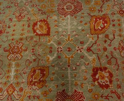 Handmade Antique Decorative Turkish Oushak Rug