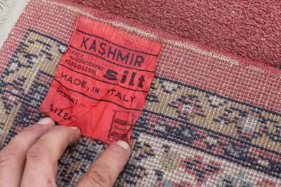 Handmade Italian Kashmir Rug 1980s